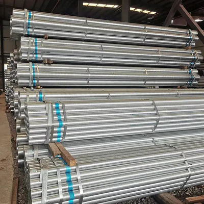 Threaded Galvanized Iron Steel Pipe Produced Under BS1387 Steel Standard Suitable for Water Gas and Air Pipeline Systems