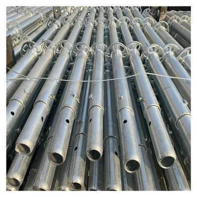 Galvanized Steel Pipe Scaffolding with 1.5-8.18mm Thickness 20-219mm Outer Diameter ISO9001 Certified
